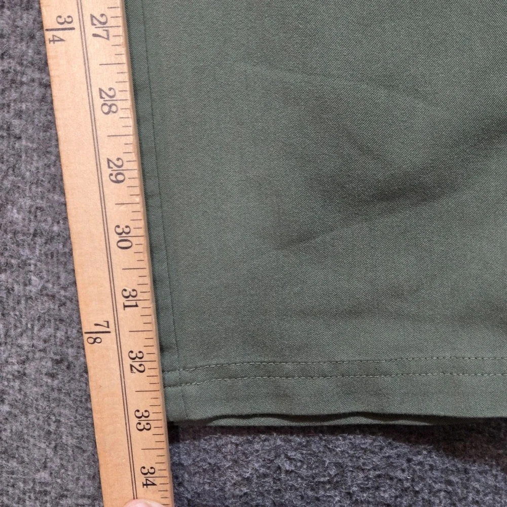 Figs Scrub Pants Mens M Tall Dark Moss Green Axim Cargo Straight Leg Classic Fit